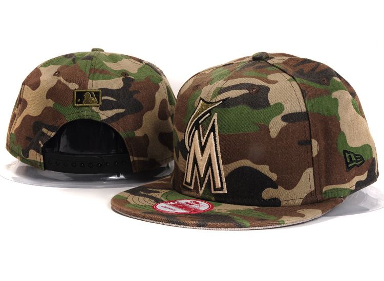 MLB Miami Marlins NE Snapback Hat #22